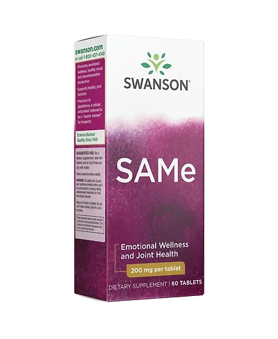 Swanson Same 200 Milligrams 60 Tabs