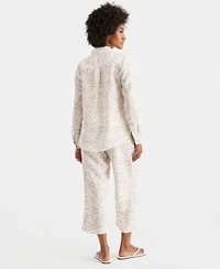Charter Club Womens Linen Shirt Linen Drawstring Pants Macys Exclusive
