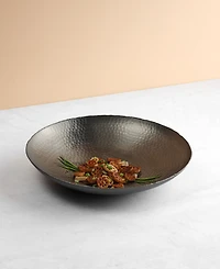 Godinger Temari Hammered Gunmetal 11.12" Round Platter