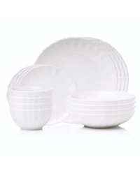 Godinger Viera Porcelain 16-Pc. Dinnerware Set, Service For 4