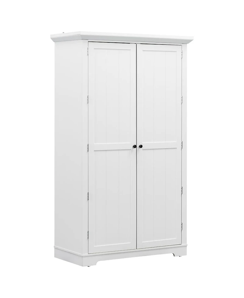 Streamdale Furniture Shaker Pantry Cabinet w Drawers, Doors, Shelves, Trays