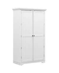 Streamdale Furniture Shaker Pantry Cabinet w Drawers, Doors, Shelves, Trays