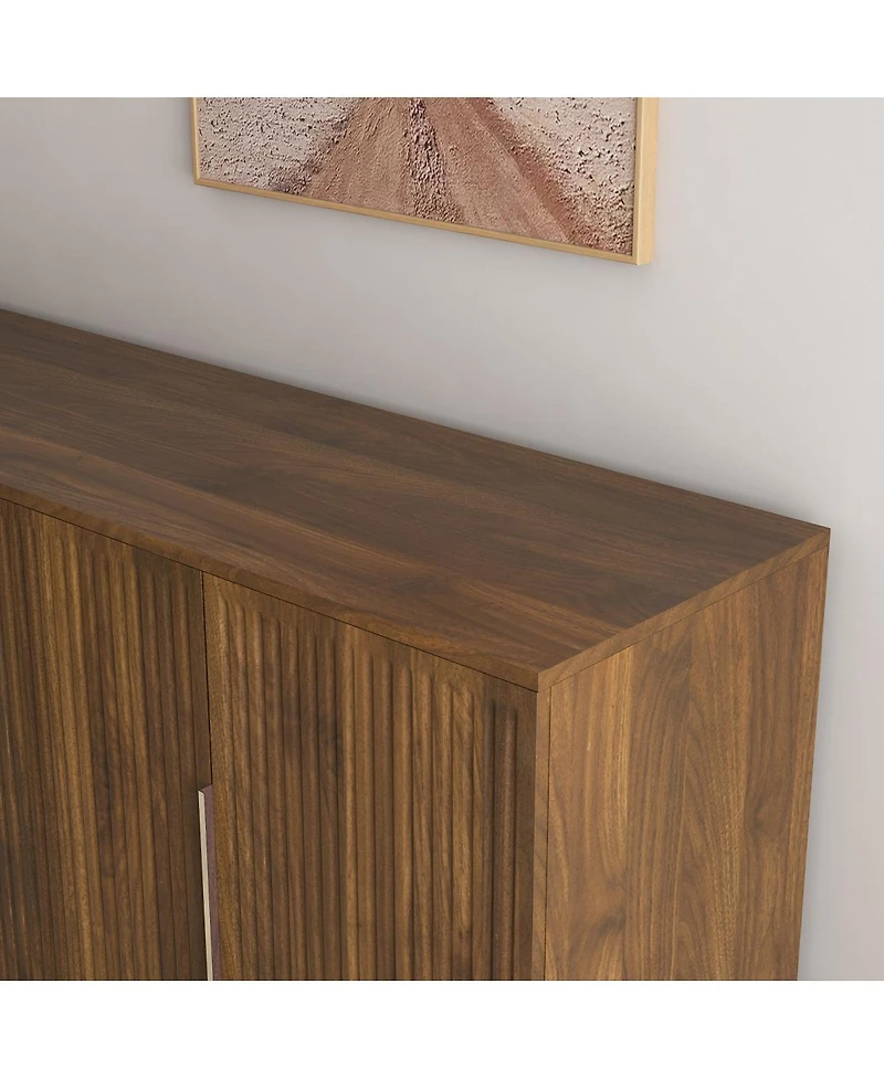 Streamdale Furniture Modern Wood Buffet Cabinet with Storage