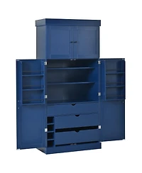 Streamdale Furniture Shaker Pantry Cabinet w/ Shelves, Drawers