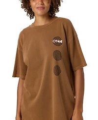 O'Neill Women's Cotton Crewneck Oversized T-Shirt