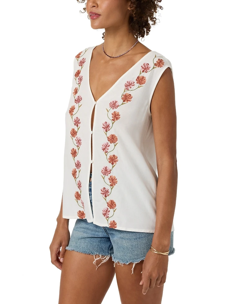 O'Neill Women's Farren Floral Sleeveless Top
