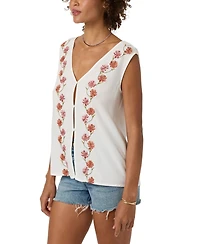O'Neill Women's Farren Floral Sleeveless Top