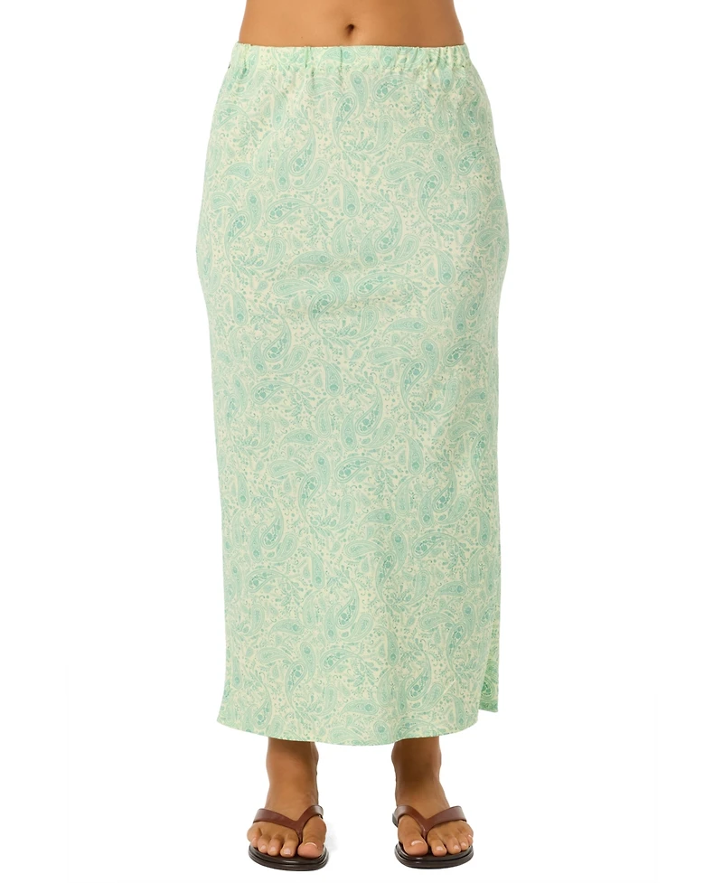 O'Neill Women's Kavali Paisley Print Midi Skirt
