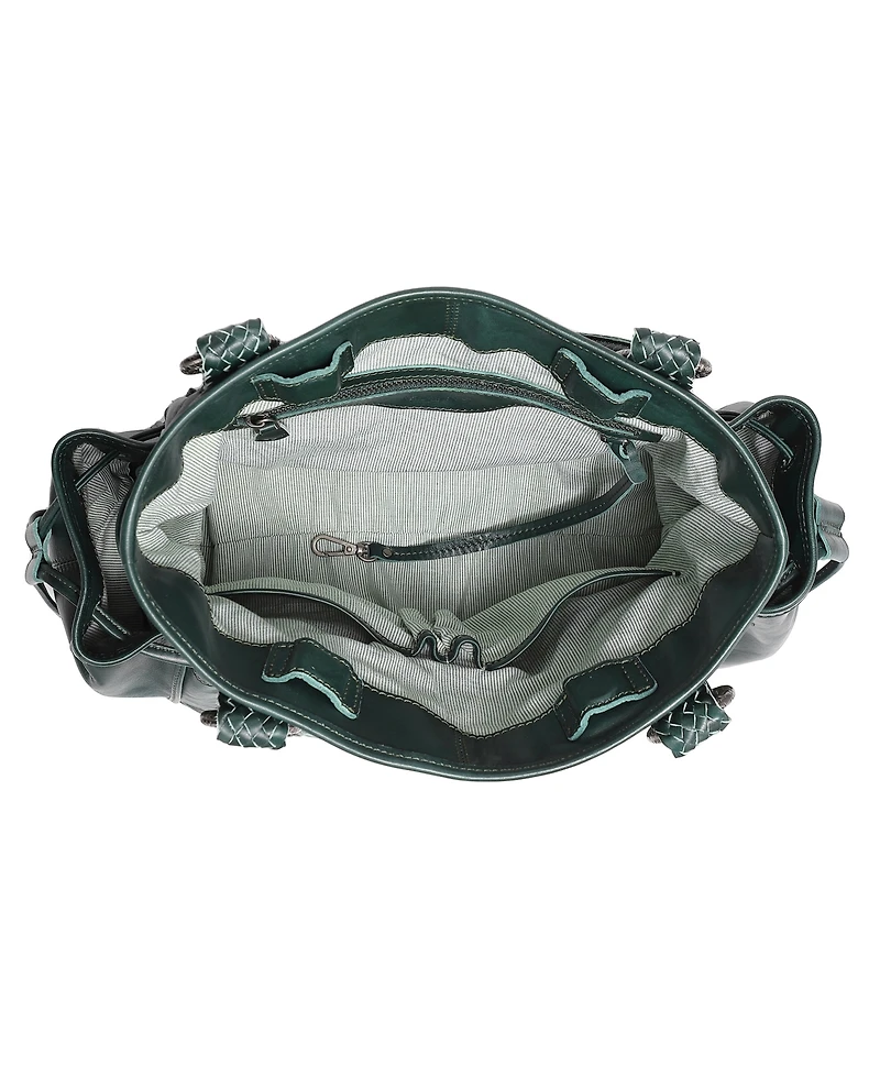 Old Trend Brassia Large Top Handle Tote Handbag