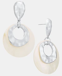 I.n.c. International Concepts Double Circle Drop Earrings, Macy's Exclusive