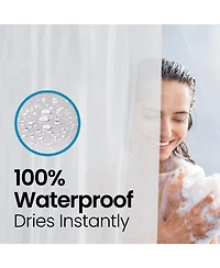 72" W x 78" H 8G Peva Extra Heavy Weight Shower Liner - Liba