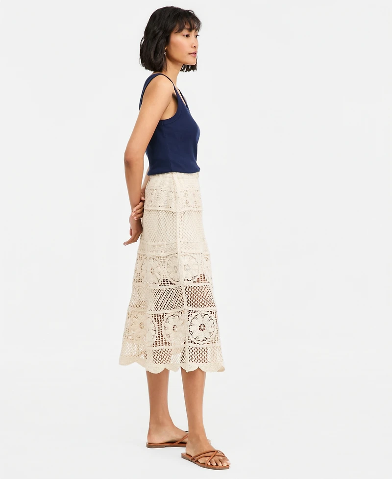 On 34th Women's Crochet Midi Skirt, Macy's Exclusive
