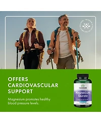Swanson Magnesium Taurate Mineral Supplement Natural Magnesium and Taurine Formula (120 Tablets, 100mg Each)