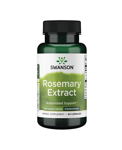Swanson Rosemary Extract 500 Milligrams 60 Capsules