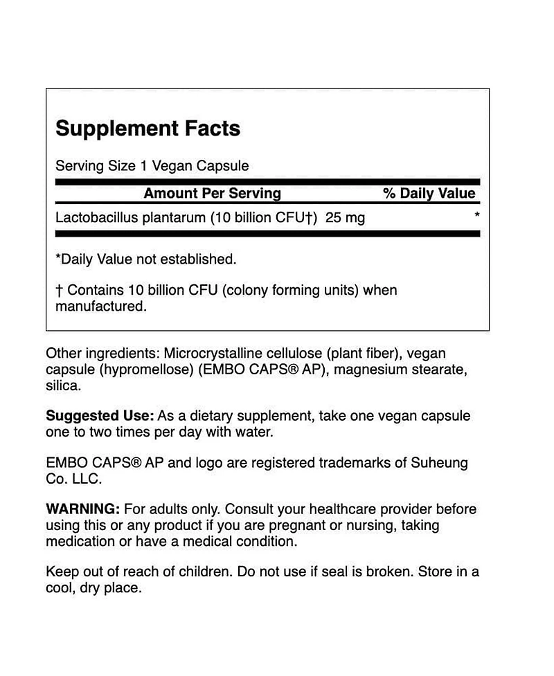 Swanson L. Plantarum Digestive Supplement, Gastrointestinal Balance and Bowel Regularity, Natural Formula to Help Reduce Bloating, 30 Veggie Capsules