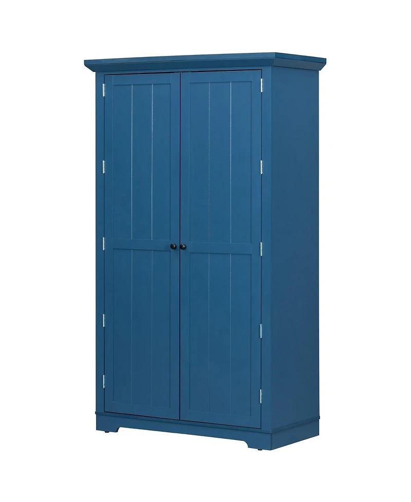 Streamdale Furniture Shaker Pantry Cabinet with Drawers and Shelves