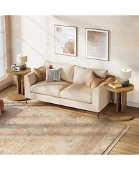 Tribesigns Farmhouse End Table for Living Room, Bedroom, Easy Assembly