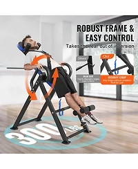 Mecale 300 lbs Inversion Table Back Stretcher with Adjustable Protective Belt