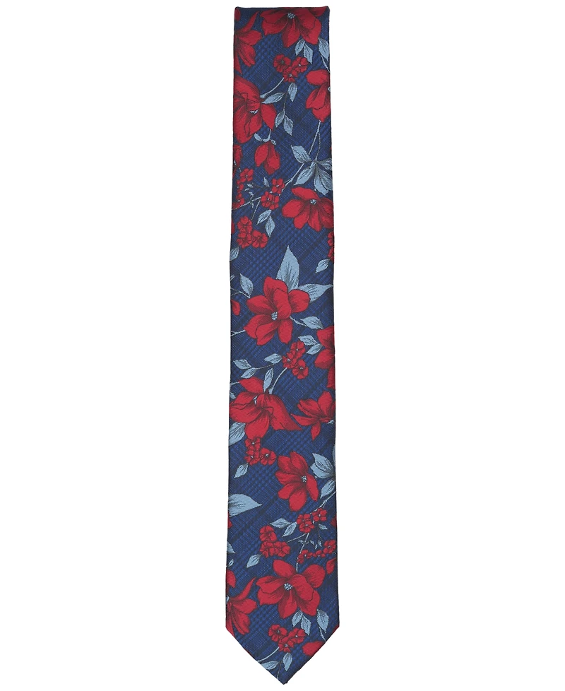 Bar Iii Men's Norris Floral Pattern Skinny Tie, Macy's Exclusive