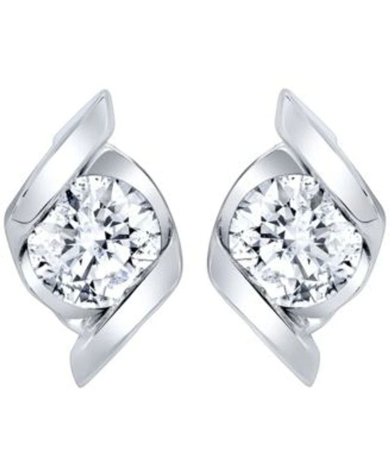 Macys Certified Lab Grown Diamond Stud Earrings