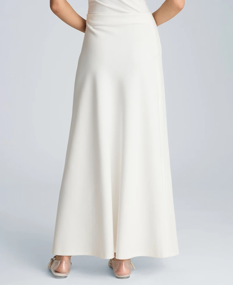 Kenneth Cole Women's Pull-On Bias Flared Maxi Skirt