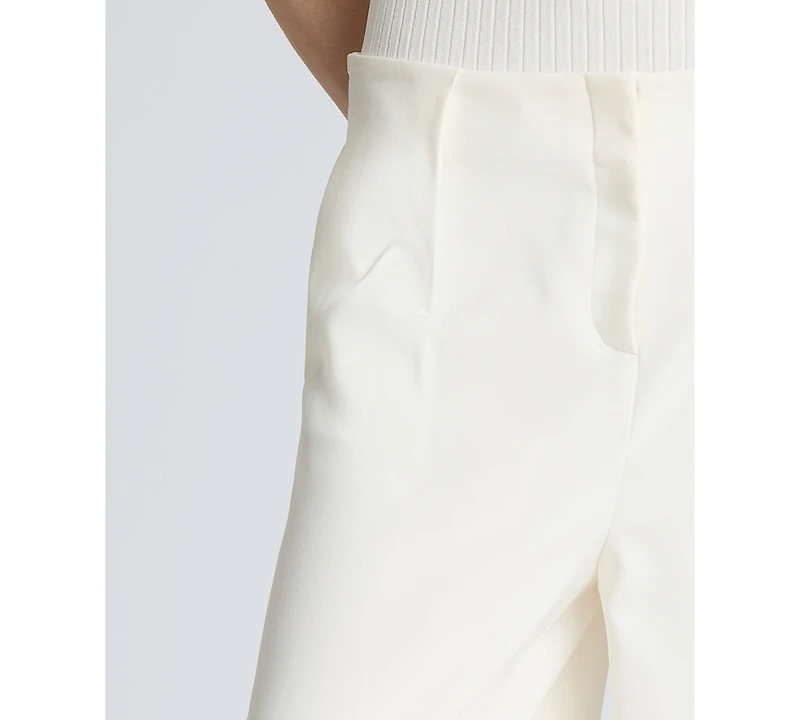 Kenneth Cole Women's Fly-Front Hollywood Waist Pleated Pants