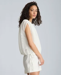 Kenneth Cole Women's Pull-On Crop Bubble Top