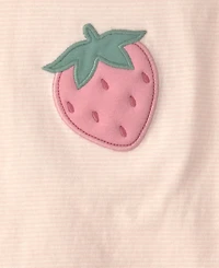 Carter's Baby Girls' Flutter Sleeve Top, Pants and Headband, 3-Piece Set