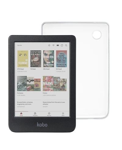 Kobo Clara Colour eReader with Clear Case Bundle