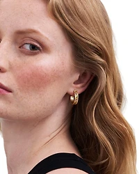 Fable England Blackberry Bramble Gold Hoop Earrings