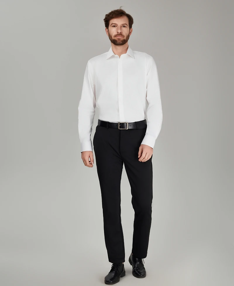 Alfani Men's No Iron Formal Solid Dress Shirt, Macy's Exclusive