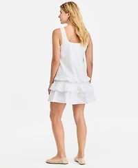 On 34th Women's Scoop-Neck Sleeveless Tiered-Ruffle-Hem Dress, Macy's Exclusive