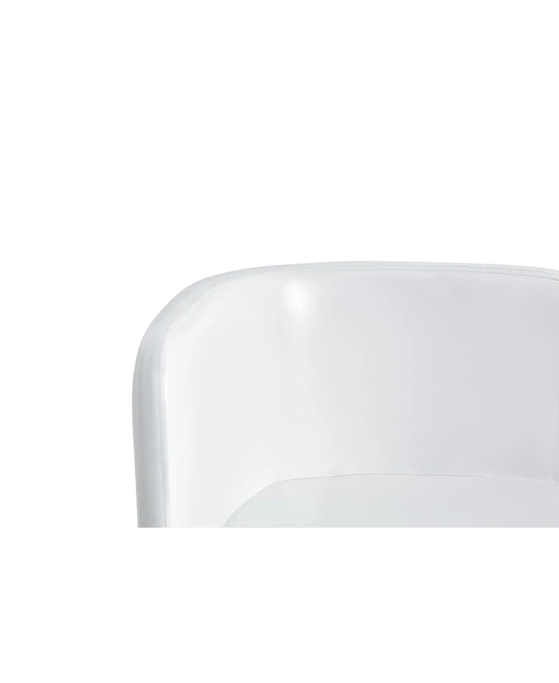 Streamdale Furniture 7piece Dining Set Table with Leather Chairs