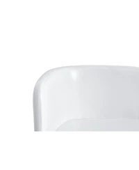 Streamdale Furniture 7piece Dining Set Table with Leather Chairs