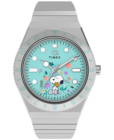 Timex Women's Quartz Analog Silver-Tone Stainless Steel Watch 36mm