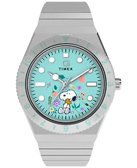 Timex Women's Quartz Analog Silver-Tone Stainless Steel Watch 36mm