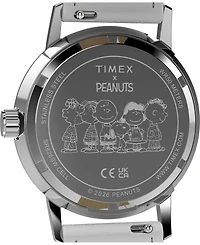 Timex Women's Quartz Analog White Leather Watch 38mm