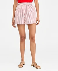 On 34th Women's Drawstring Seersucker Texture Shorts, Macy's Exclusive