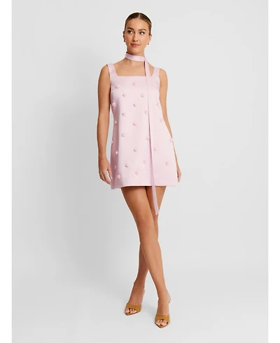 Six Stories Women's Beaded Strappy Mini Dress