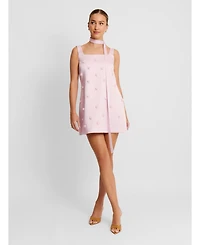 Six Stories Women's Beaded Strappy Mini Dress