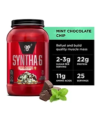 Bsn Syntha-6 Cold Stone Creamery, Mint Chocolate Chip, 2.59 lb 1.17 kg