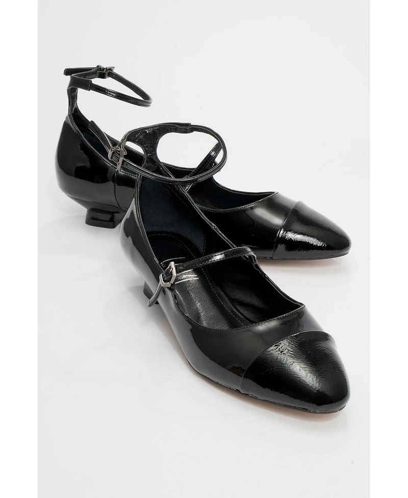 Prologue Shoes women's Uster Low Heel Mary Jane Pump