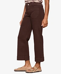 Sanctuary Petite The Marine Wide-Leg Cropped Jeans