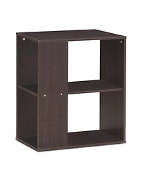 Gouun 3-Tier Side Table with Open Storage Shelves and Foot Pads