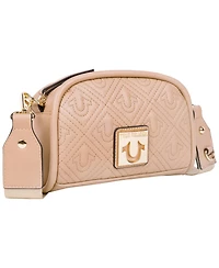 True Religion Metal Plaque Quilted Crossbody