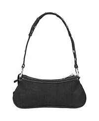 True Religion Studded Horseshoe De Denim shoulder bag