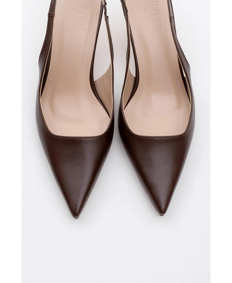 Prologue Shoe Women's Marten Slingback Pointed Toe Pump