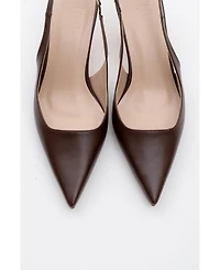 Prologue Shoe Women's Marten Slingback Pointed Toe Pump