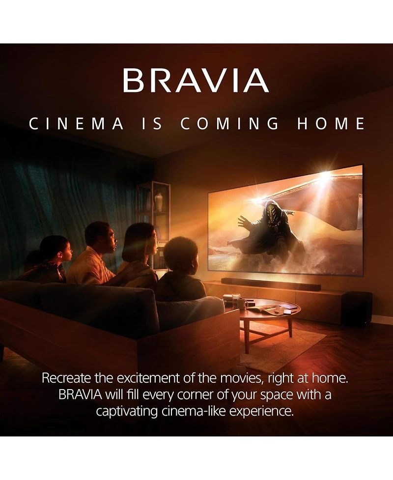 Sony K65XR70 65" 4K Bravia Lcd Mini Led Full Array Hdr Google Tv with a Sony Ht-A8000 Bravia Theater Bar Soundbar (2024)