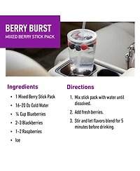 Isopure Protein Water Stickpacks Mixed Berry, 6 Count